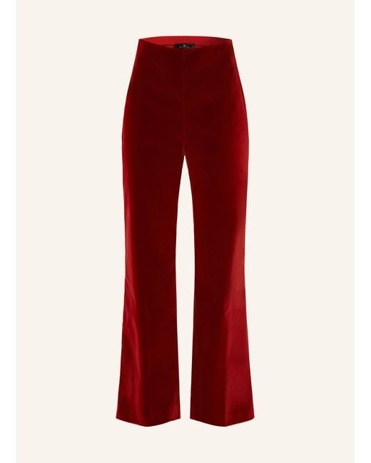 Etro Red Samthose