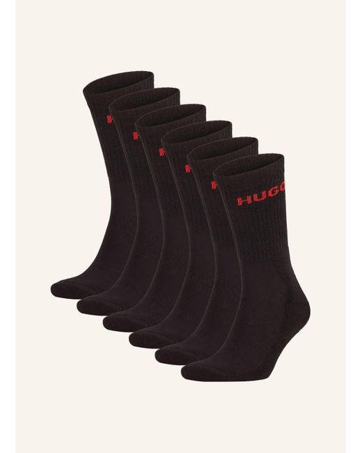 HUGO 6er-Pack Strümpfe in Black für Herren