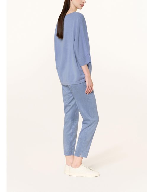 Juvia Blue 7/8-Hose in Lederoptik