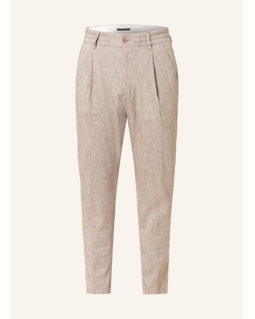Drykorn Anzughose CHASY Extra Slim Fit mit Leinen in Natural für Herren
