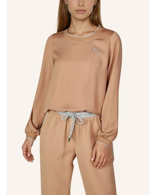 MARC AUREL Pink Blusenshirt