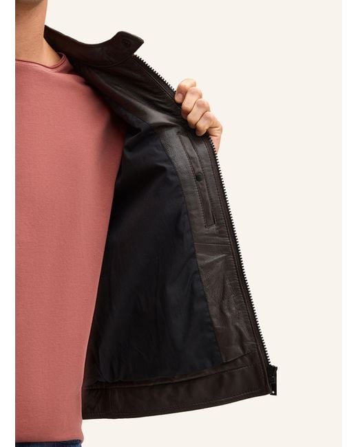 Strellson Lederjacke in Black für Herren