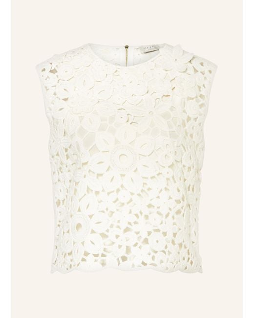 Ted Baker Natural Häkeltop JOYYRA