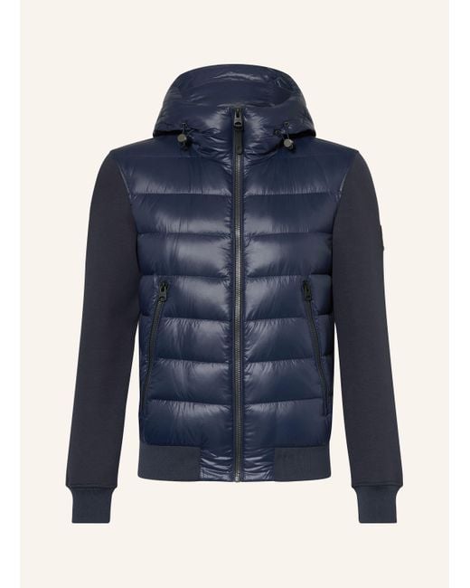 Mackage Daunenjacke FRANK-R im Materialmix in Blue für Herren