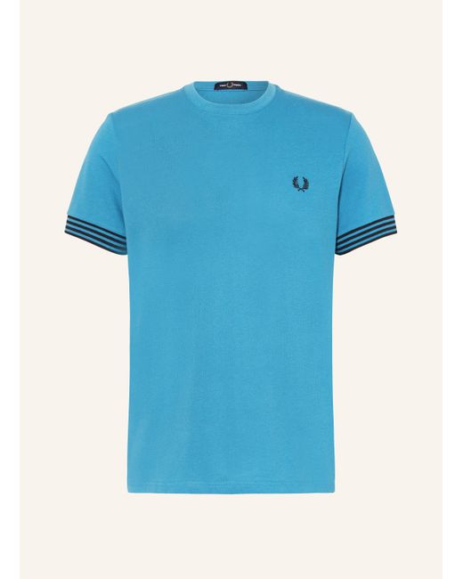 Fred Perry T-Shirt aus Piqué in Blue für Herren