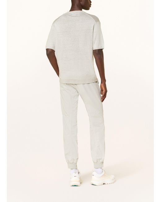 C P Company Strickshirt aus Leinen in White für Herren