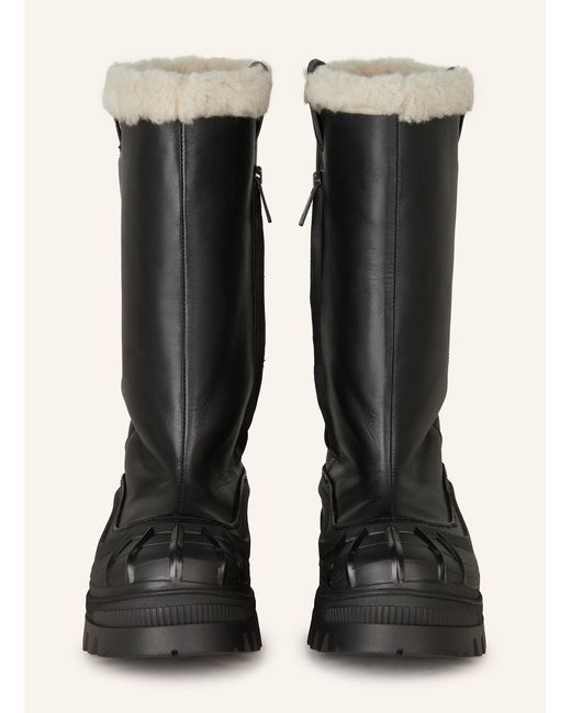 Flattered Black Boots PELLA