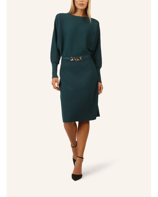 Apart Green Strickkleid