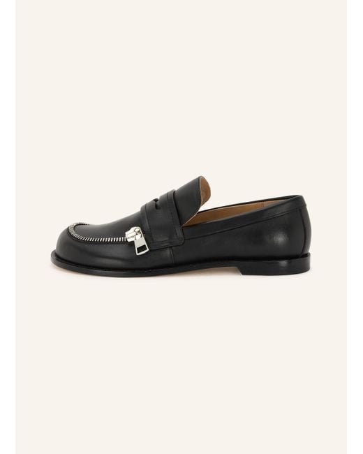 J.W. Anderson Black Penny-Loafer
