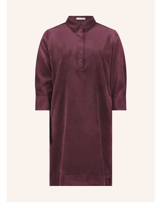 BETTY&CO Purple Cordkleid mit 3/4-Arm