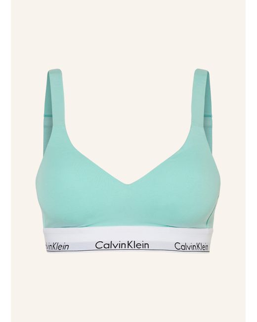 Calvin Klein Blue Push-up-BH ICON COTTON MODAL