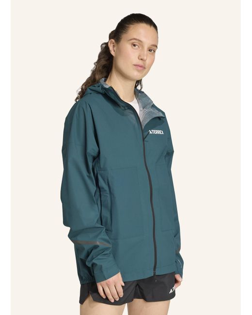 Adidas Originals Purple TERREX XPERIOR 2.5 LAYER LIGHT CLIMAPROOF JACKE