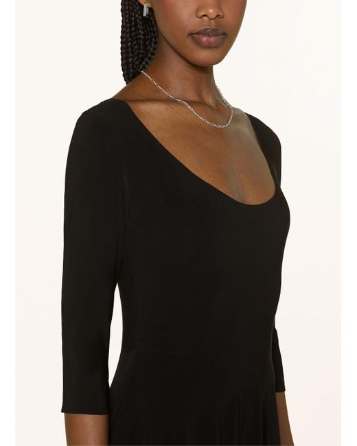 Norma Kamali Black Jerseykleid
