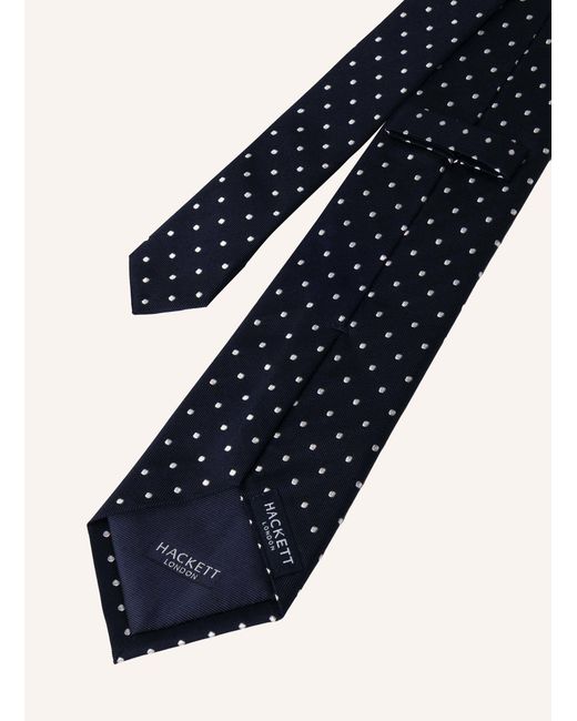 Hackett Krawatte TWILL MAYFAIR DOT in Blue für Herren