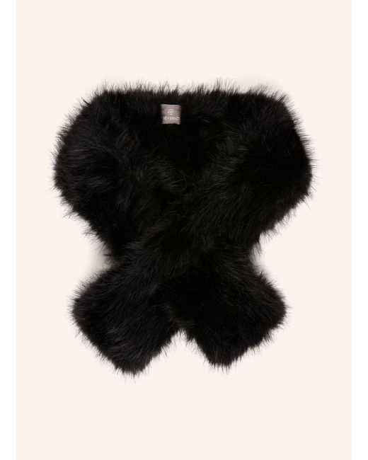 LOEVENICH Black Kunstfell-Schal