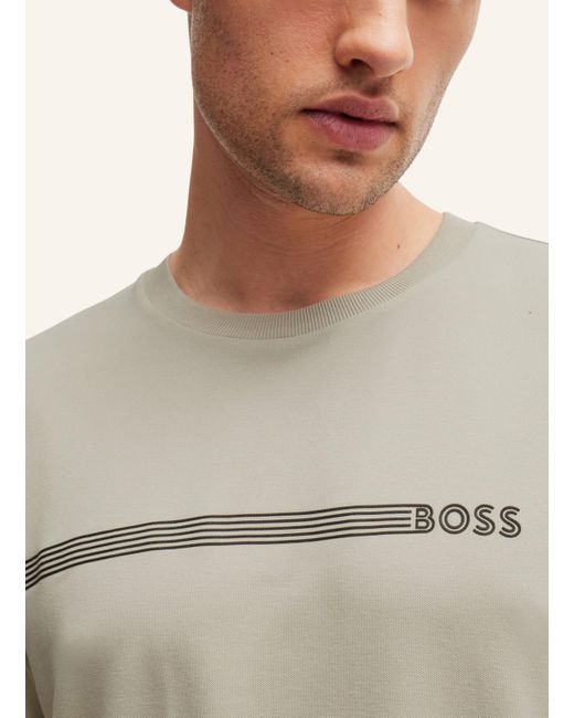Boss T-Shirt TEE 5 Regular Fit in Natural für Herren