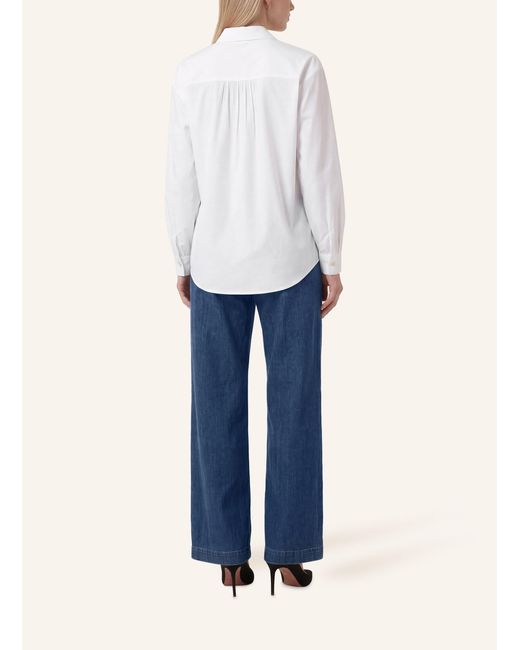 Kaffe White Hemdbluse KANOELLA
