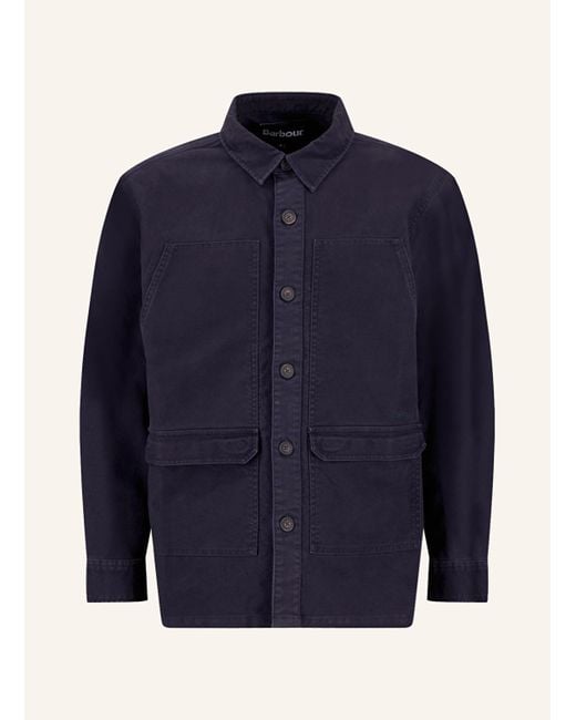 Barbour Overjacket NEWBIRCH in Blue für Herren