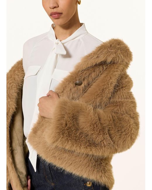 Luisa Cerano Natural Kunstfell-Jacke
