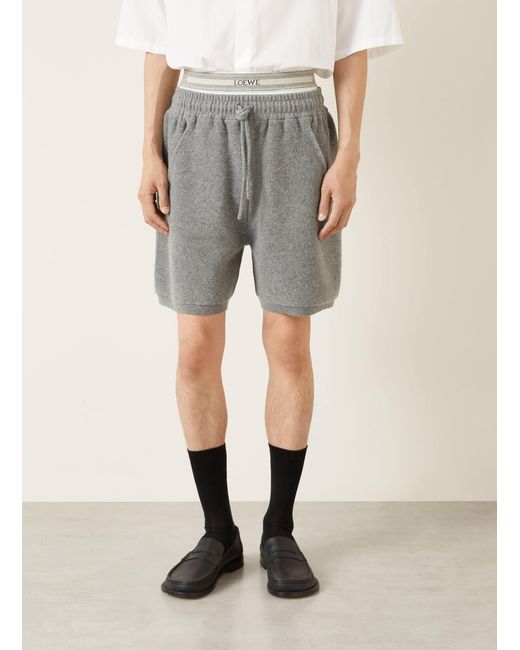 Loewe Strickshorts in Gray für Herren