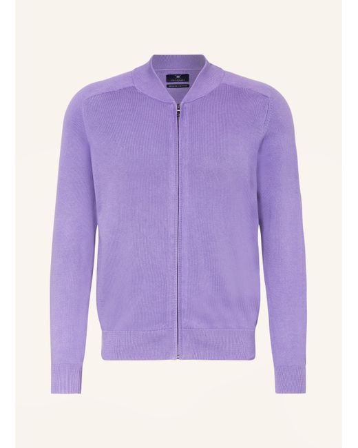 STROKESMAN'S Strickjacke in Purple für Herren
