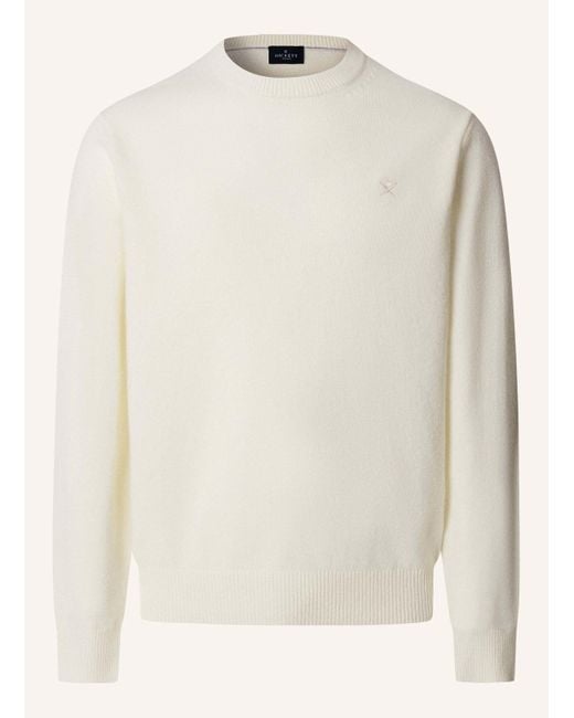 Hackett Pullover LAMBSWOOL CREW in Natural für Herren