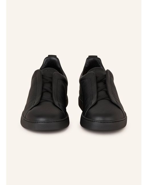 Zegna Slip-on-Sneaker TRIPLE STITCHTM in Black für Herren