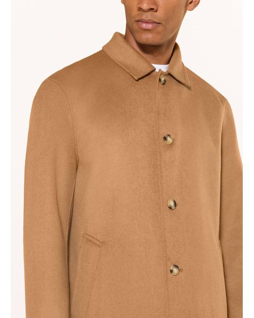 Tommy Hilfiger Wollmantel in Natural für Herren