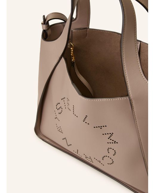 Stella McCartney Natural Shopper mit Pouch