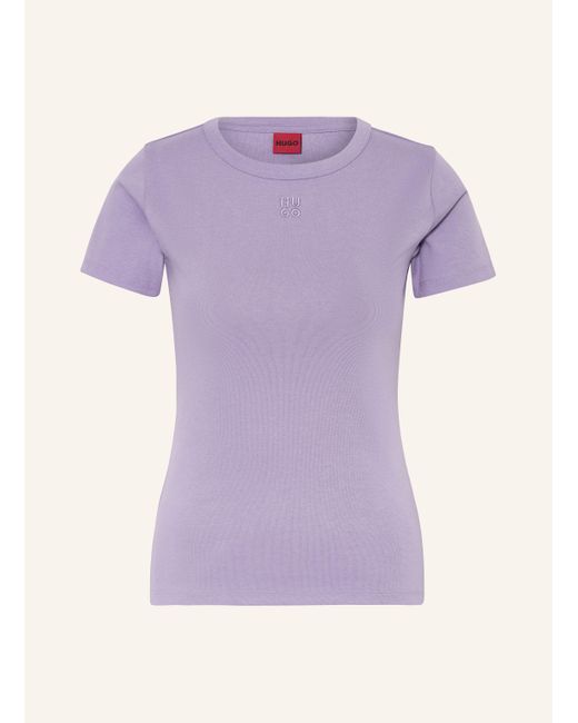 HUGO Purple T-Shirt DELORIS