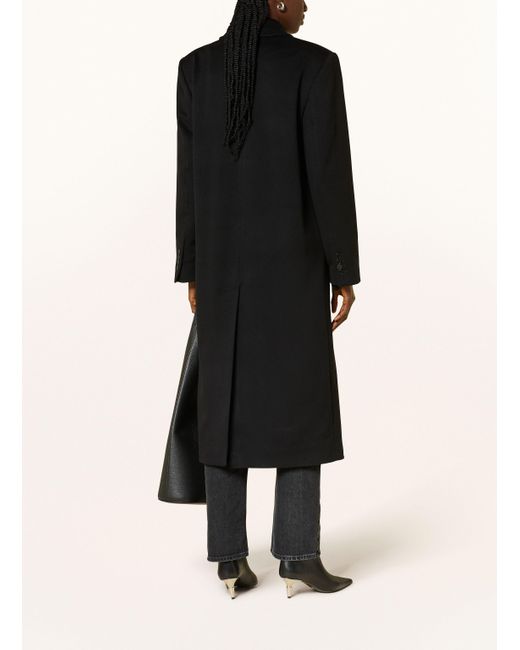 Loulou de Saison Black Wollmantel ROSCO