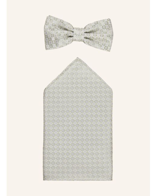 Prince BOWTIE Set: Fliege und Einstecktuch in Multicolor für Herren