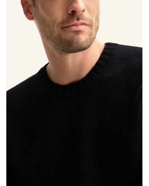 Windsor. Cashmere-Pullover in Black für Herren
