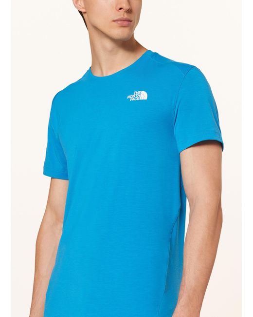 The North Face T-Shirt LIGHTNING ALPINE in Blue für Herren