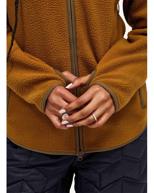 Peak Performance Brown Fleecejacke