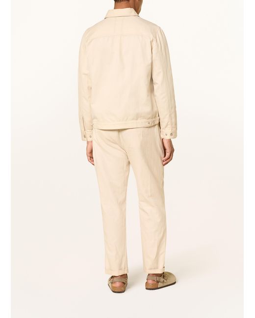 NOWADAYS Overjacket mit Leinen in Natural für Herren