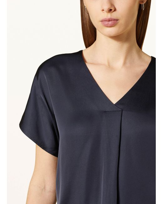 Cinque Blue Blusenshirt CIVANEA im Materialmix