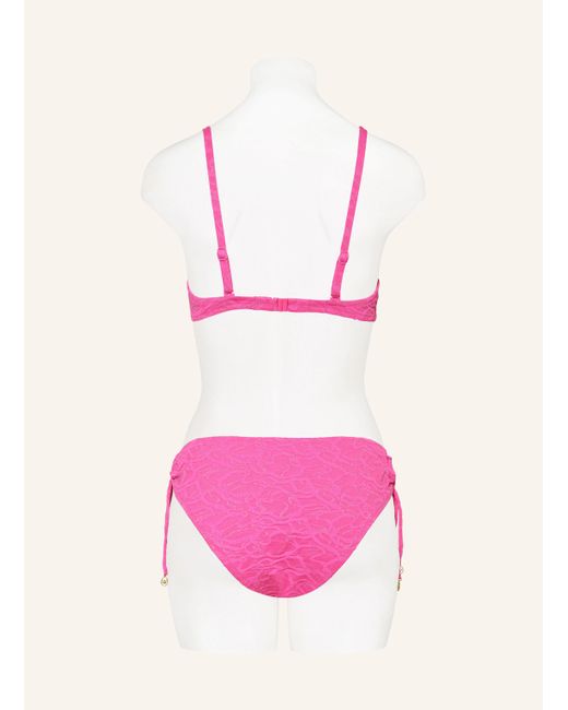 watercult Pink Bügel-Bikini-Top SUPERNOVA mit Glitzergarn