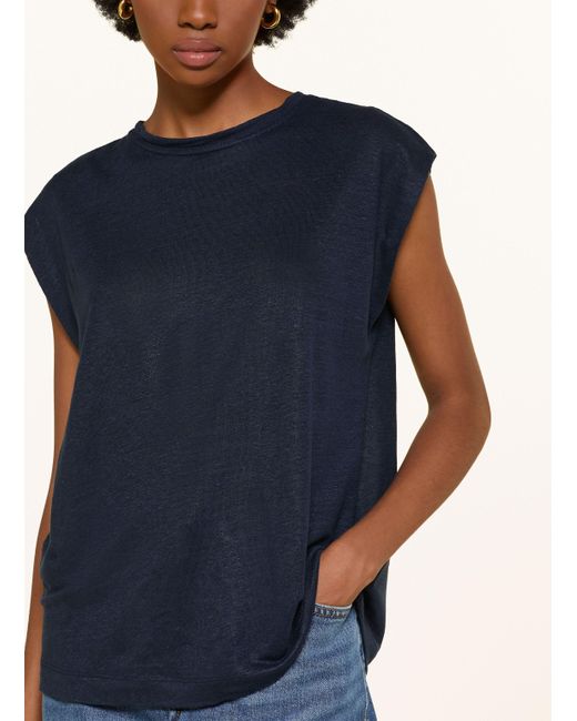 Reiss Blue Leinentop MARA