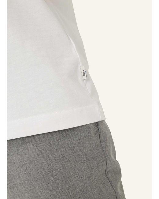 Brax T-Shirt STYLE TED in White für Herren