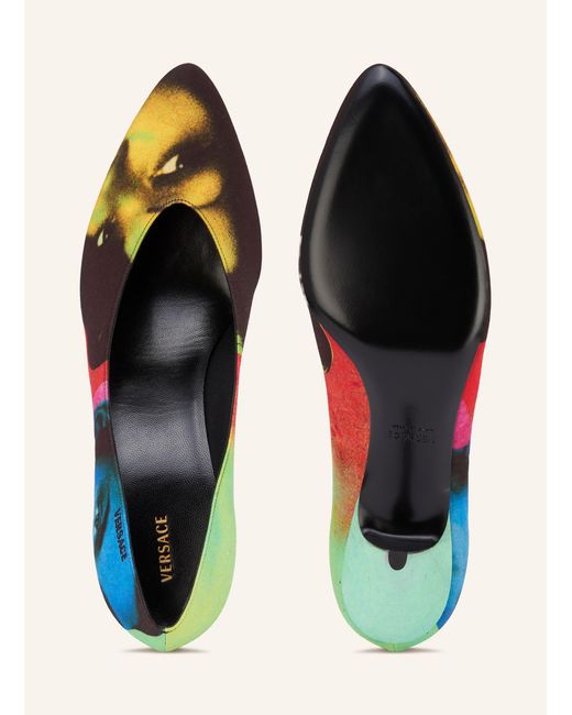 Versace Multicolor Pumps