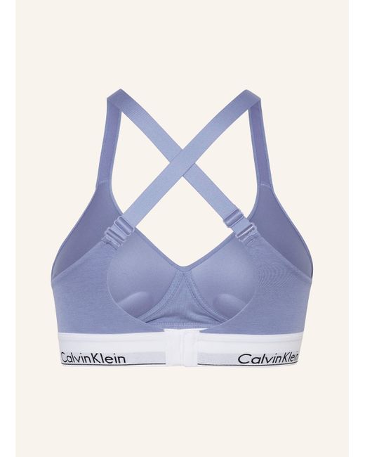 Calvin Klein Blue Push-up-BH ICON COTTON MODAL