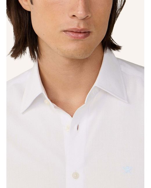 Hackett Freizeithemd SOLID END ON END in White für Herren