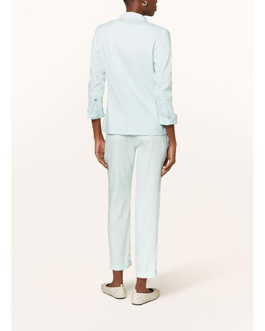 Marc Cain White Blazer mit Leinen
