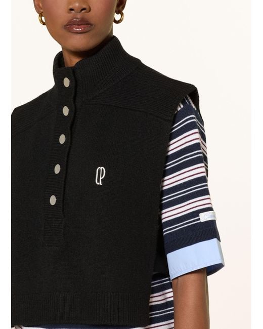 Claudie Pierlot Black Pullunder MIMU