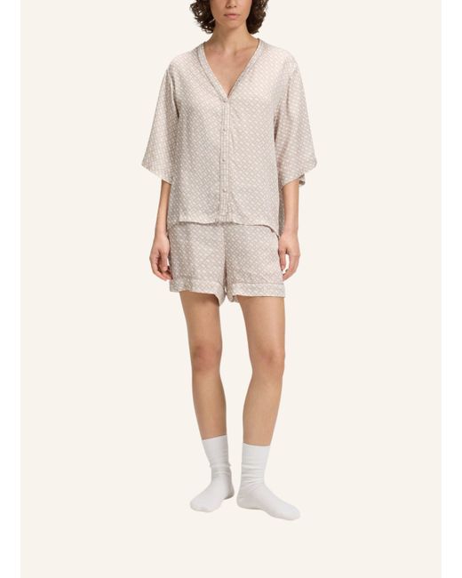 Boss Natural Pyjama-Oberteil SATEEN AOP_TOP