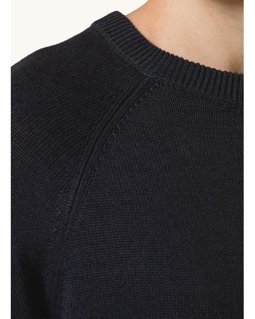 STROKESMAN'S Pullover mit Leinen in Blue für Herren