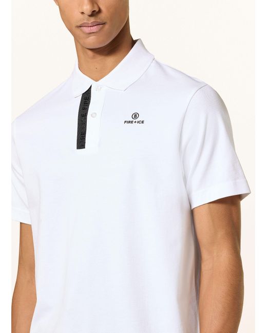 Bogner Fire + Ice FIRE+ICE Piqué-Poloshirt RAMON4 in Natural für Herren