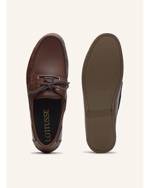 Lottusse Bootsschuh OCEAN in Brown für Herren
