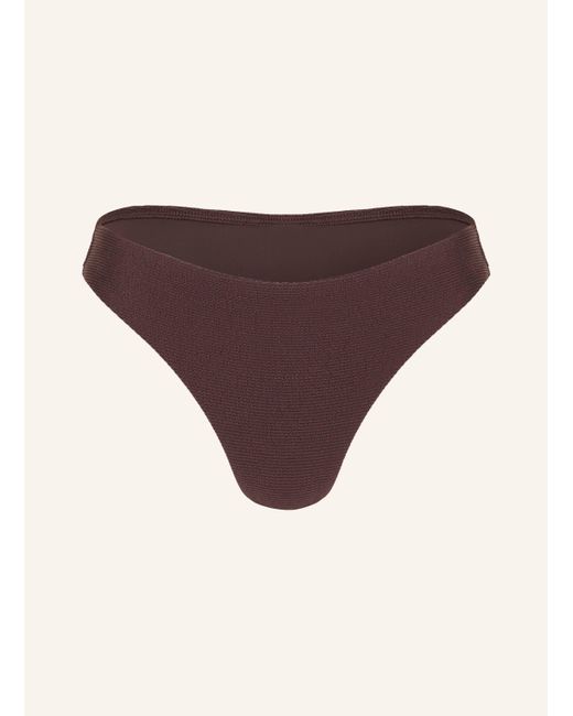 Cyell Purple Brazilian-Bikini-Hose WAVY BROWN